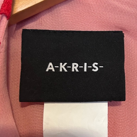 AKRIS Cocktail Dress Heart Motifs Mulberry Silk w Embroidered Overlay UK 12 US 8 - Picture 8 of 14